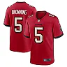 Zennovawear Jack Browning 5 Tampa Bay Buccaneers Game Men Jersey - Red