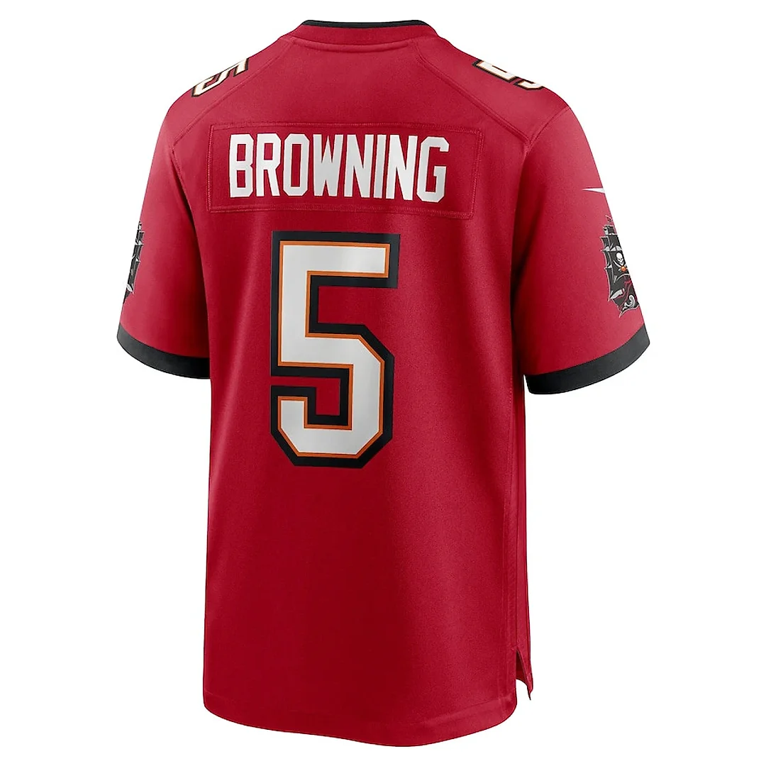 Zennovawear Jack Browning 5 Tampa Bay Buccaneers Game Men Jersey - Red