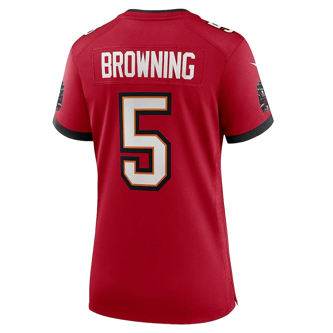 Zennovawear Jack Browning 5 Tampa Bay Buccaneers Women's Game Jersey - Red