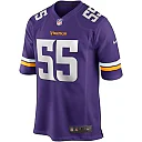 Zennovawear Jack Del Rio 55 Minnesota Vikings Men Game Retired Jersey - Purple
