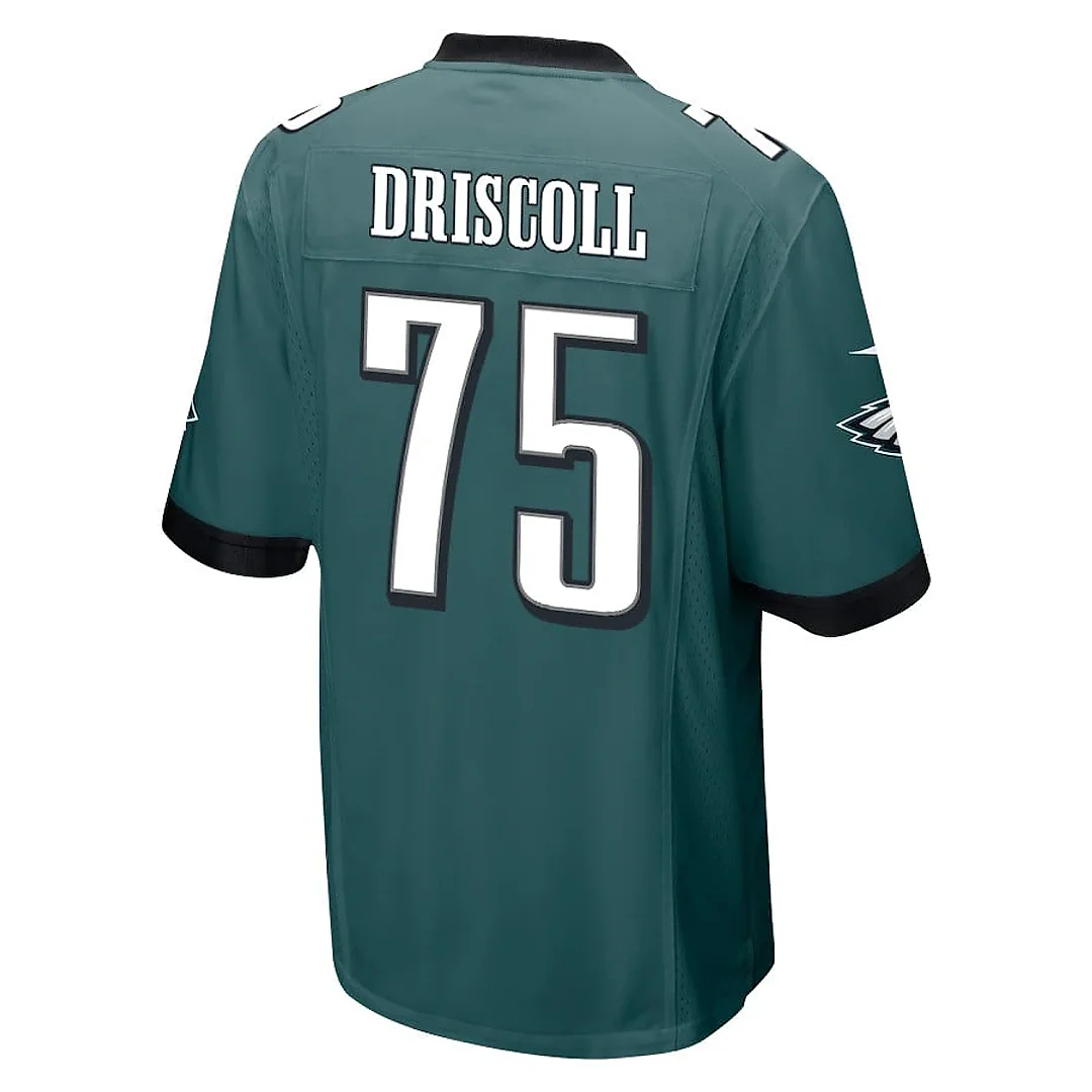 Zennovawear Jack Driscoll 75 Philadelphia Eagles Super Bowl LIX Champions Patch 'New Orleans - Where Legends Are Made' EMBROIDERED Game Men Jersey...