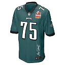 Zennovawear Jack Driscoll 75 Philadelphia Eagles Super Bowl LIX Champions Patch 'New Orleans - Where Passion Ignites' EMBROIDERED Game Men Jersey...