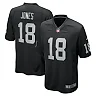 Zennovawear Jack Jones 18 Las Vegas Raiders Team Game Men Jersey - Black