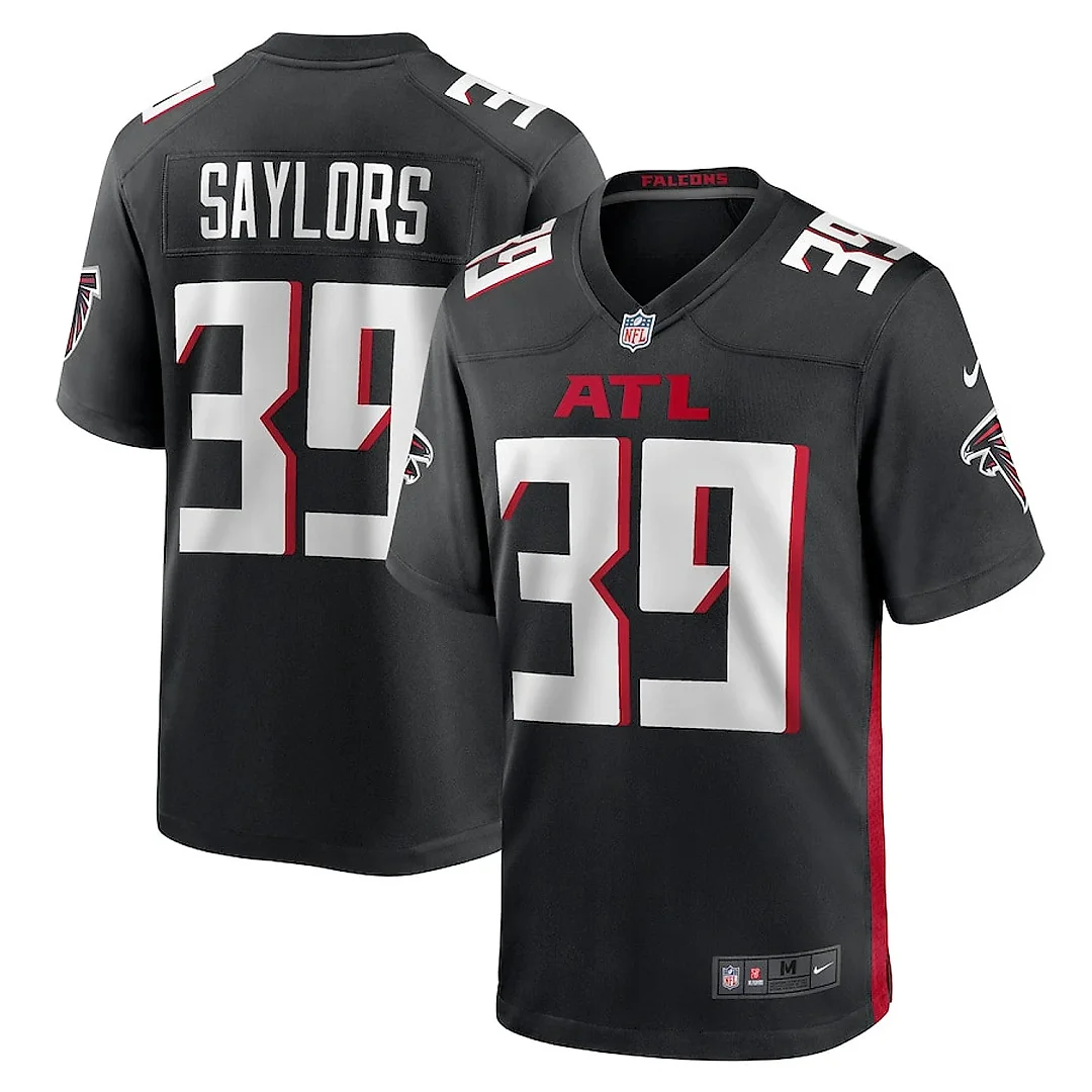 Zennovawear Jacob Saylors 39 Atlanta Falcons Game Men Jersey - Black