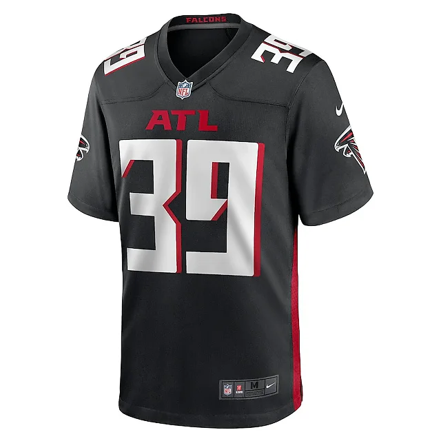 Zennovawear Jacob Saylors 39 Atlanta Falcons Game Men Jersey - Black