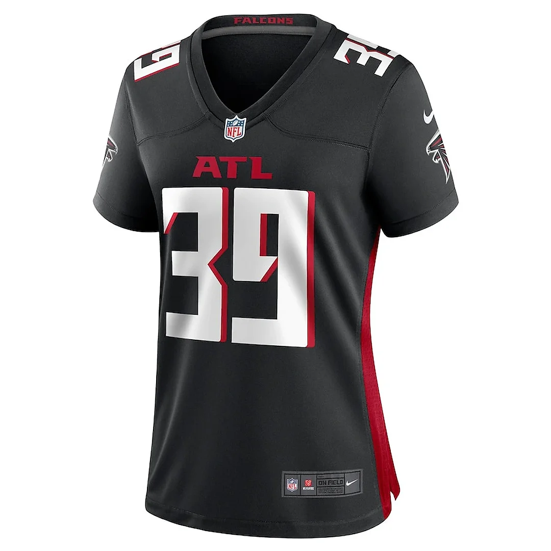 Zennovawear Jacob Saylors 39 Atlanta Falcons Women Game Jersey - Black
