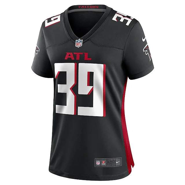 Zennovawear Jacob Saylors 39 Atlanta Falcons Women Game Jersey - Black