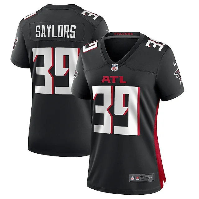 Zennovawear Jacob Saylors 39 Atlanta Falcons Women Game Jersey - Black