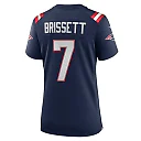Zennovawear Jacoby Brissett 7 New England Patriots Women's Team Game Jersey - Navy