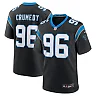 Zennovawear Jaden Crumedy 96 Carolina Panthers Game Men Jersey - Black