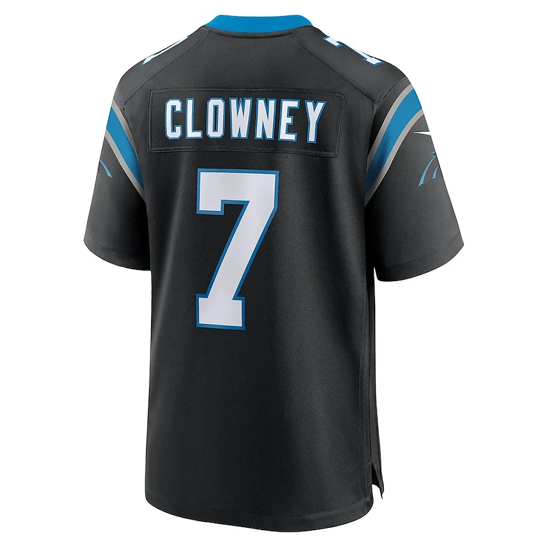 Zennovawear Jadeveon Clowney 7 Carolina Panthers Game Men Jersey - Black