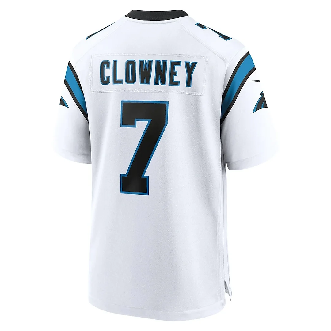 Zennovawear Jadeveon Clowney 7 Carolina Panthers Game Men Jersey - White