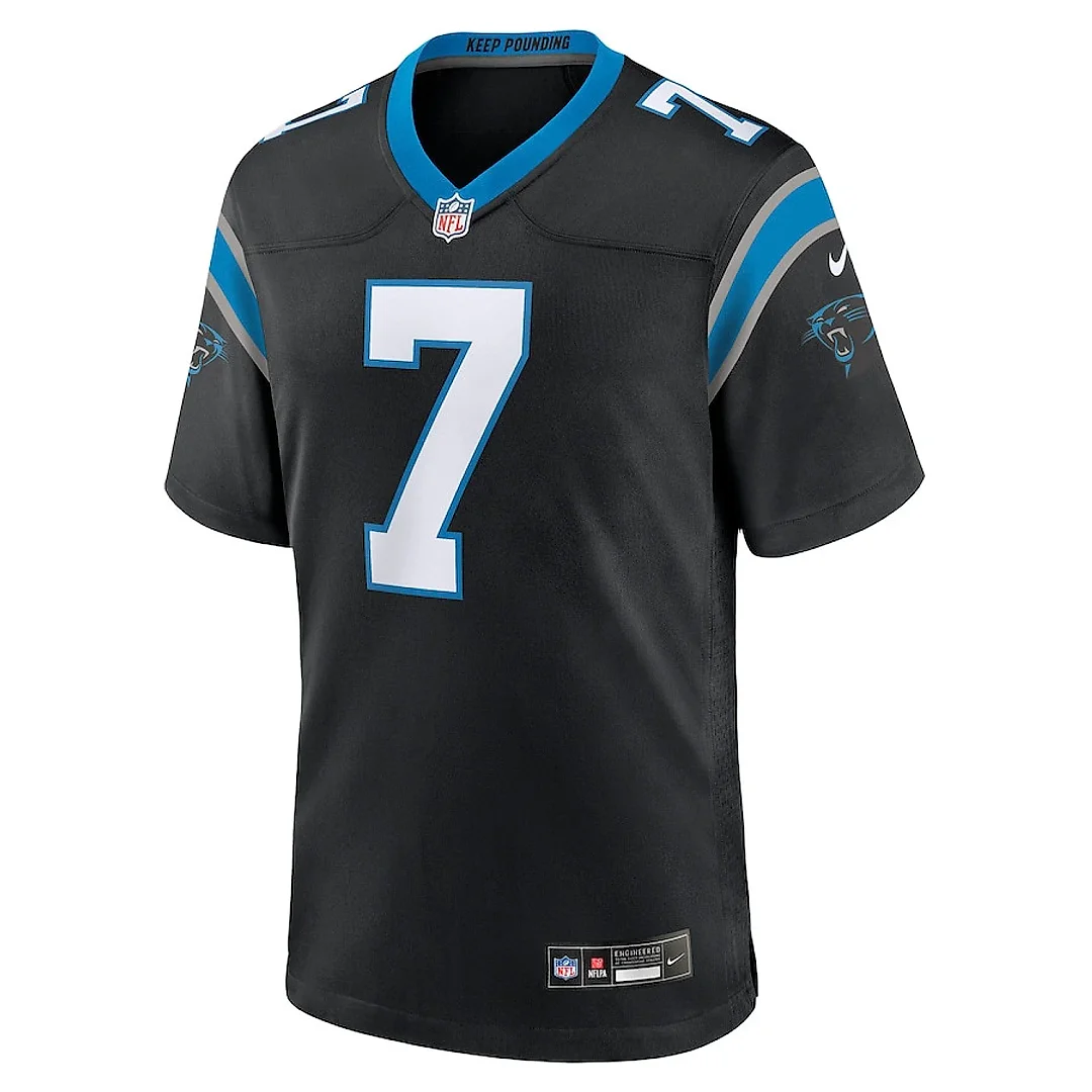 Zennovawear Jadeveon Clowney 7 Carolina Panthers Game Men Jersey - Black
