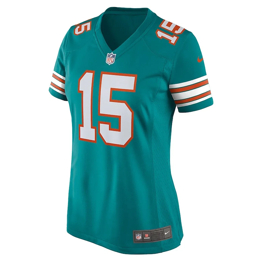 Zennovawear Jaelan Phillips 15 Miami Dolphins Women Alternate Game Jersey - Aqua