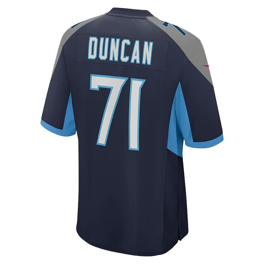 Zennovawear Jaelyn Duncan 71 Tennessee Titans Game Men Jersey - Navy