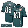 Zennovawear Jahan Dotson 83 Philadelphia Eagles Super Bowl LIX Champions Patch 'New Orleans - Where Legends Are Made' EMBROIDERED Game Men Jersey...