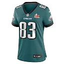 Zennovawear Jahan Dotson 83 Philadelphia Eagles Super Bowl LIX Women's Jersey - Midnight Green