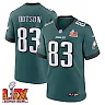 Zennovawear Jahan Dotson 83 Philadelphia Eagles Super Bowl LIX Jersey - Men's - Midnight Green