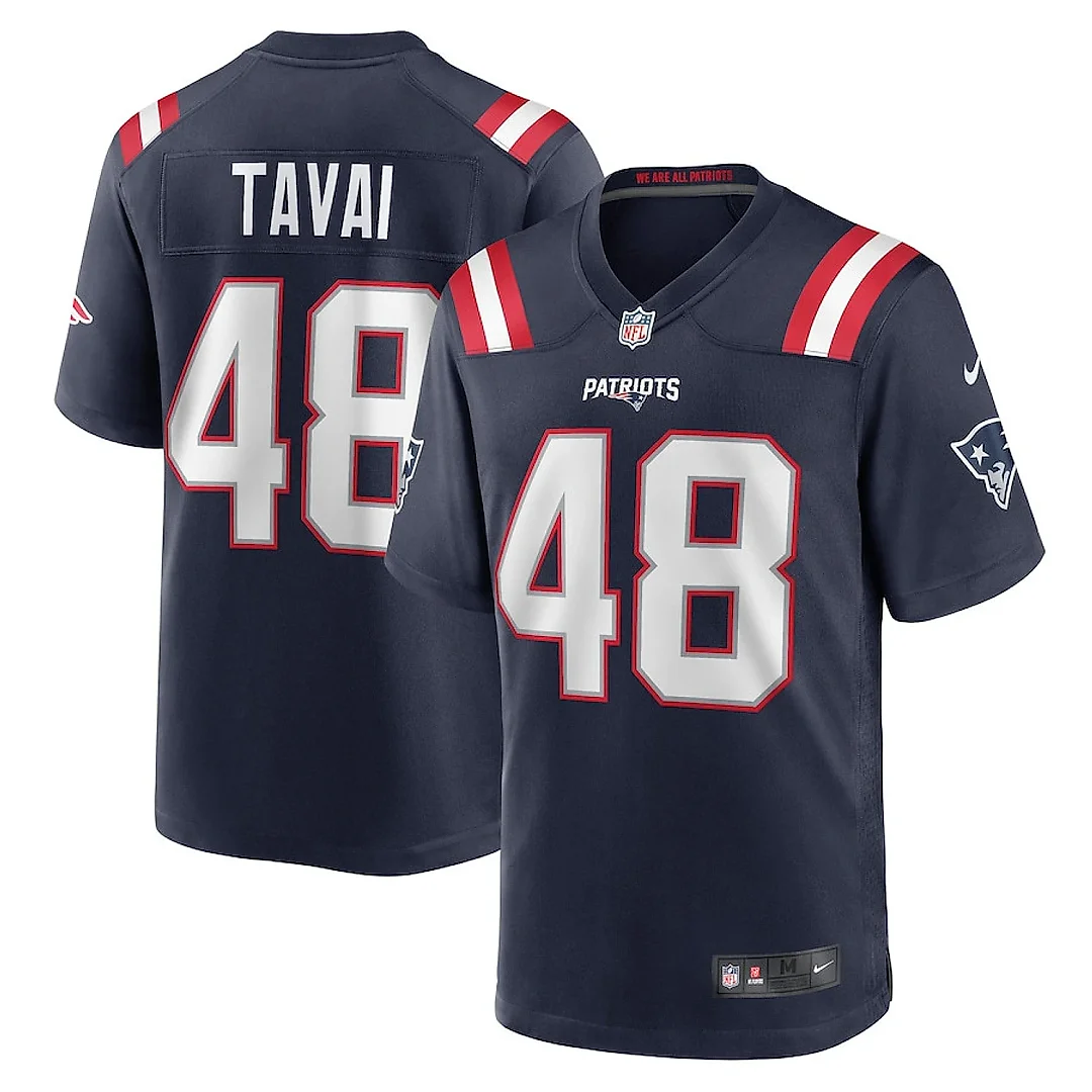 Zennovawear Jahlani Tavai 48 New England Patriots Men Game Jersey - Navy