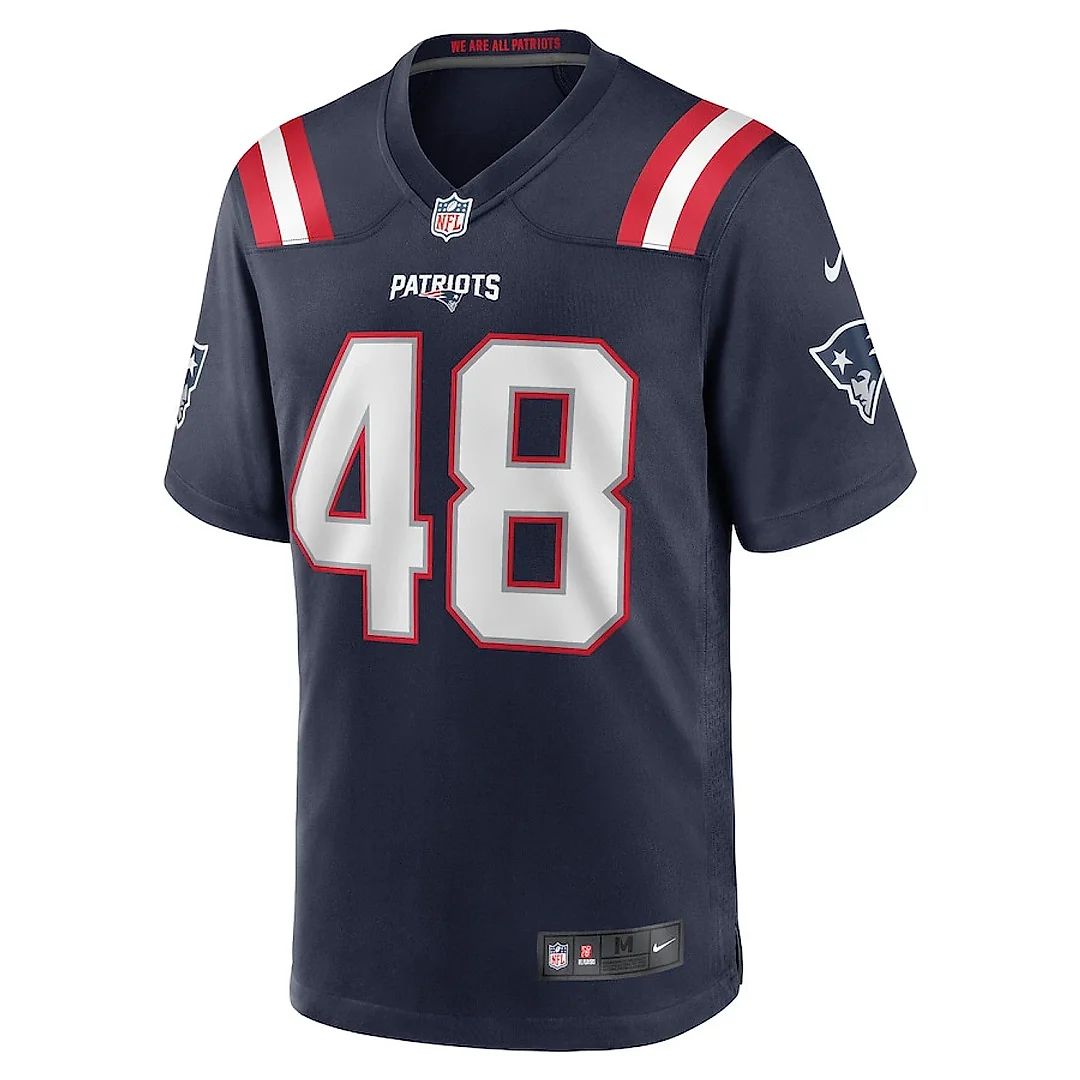 Zennovawear Jahlani Tavai 48 New England Patriots Men Game Jersey - Navy