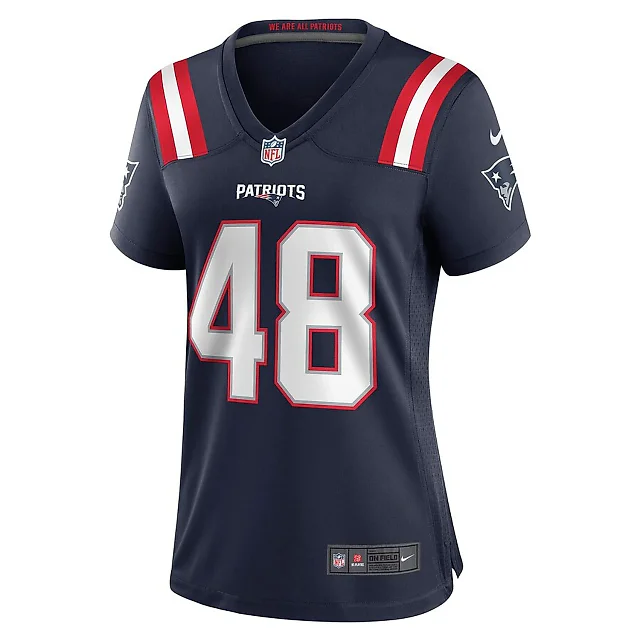 Zennovawear Jahlani Tavai 48 New England Patriots Women Game Jersey - Navy