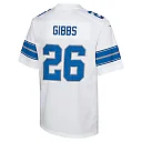 Zennovawear Jahmyr Gibbs 26 Detroit Lions Player Game YOUTH Jersey - White