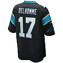 Zennovawear Jake Delhomme 17 Carolina Panthers Men Game Retired Jersey - Black