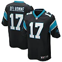 Zennovawear Jake Delhomme 17 Carolina Panthers Men Game Retired Jersey - Black