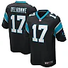Zennovawear Jake Delhomme 17 Carolina Panthers Men Game Retired Jersey - Black