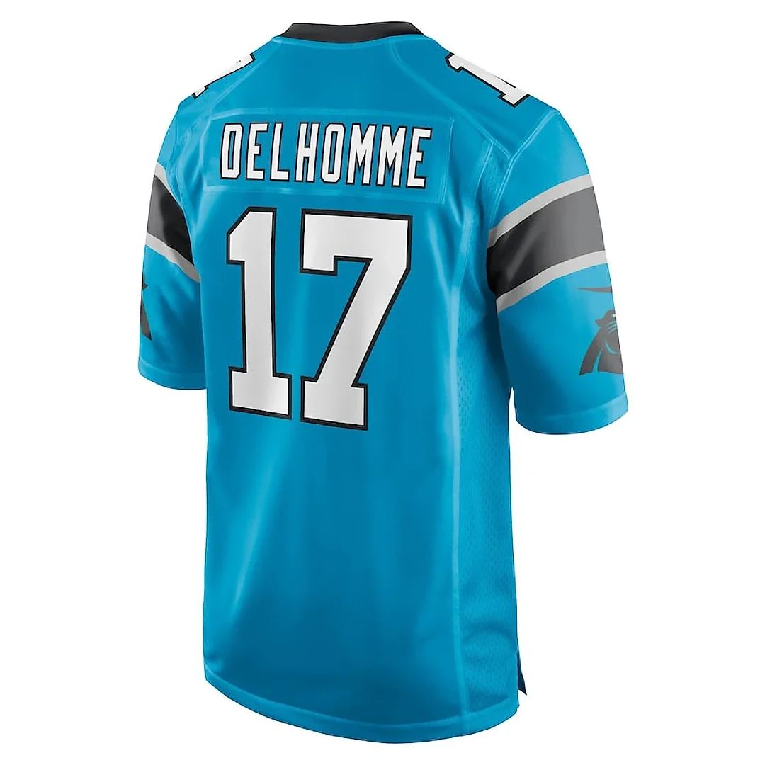 Zennovawear Jake Delhomme 17 Carolina Panthers Men Retired Jersey - Blue