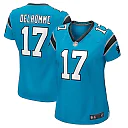 Zennovawear Jake Delhomme 17 Carolina Panthers Women Retired Jersey - Blue