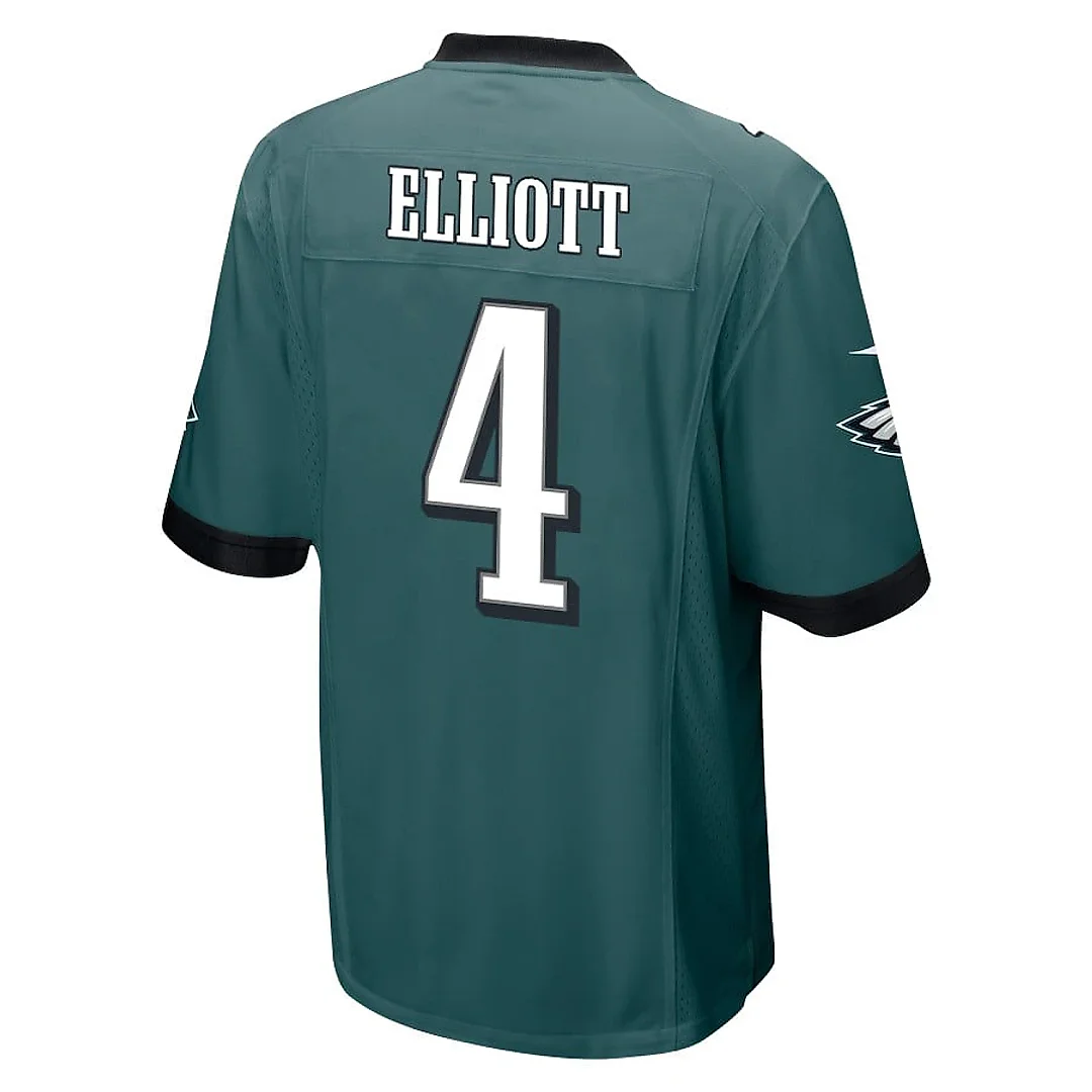 Zennovawear Jake Elliott 4 Philadelphia Eagles Super Bowl LIX Champions Patch 'New Orleans - Where Passion Ignites' EMBROIDERED Game Men Jersey...