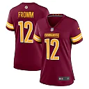 Zennovawear Jake Fromm 12 Washington Commanders Women Home Game Jersey - Burgundy