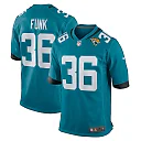 Zennovawear Jake Funk 36 Jacksonville Jaguars Team Game Men Jersey - Teal