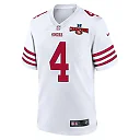 Zennovawear Jake Moody 4 San Francisco 49ers NFC Champions Patch Game Men Jersey - White