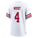 Zennovawear Jake Moody 4 San Francisco 49ers NFC Champions Patch Game Men Jersey - White