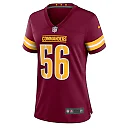 Zennovawear Jalen Harris 56 Washington Commanders Women's Game Jersey - Burgundy