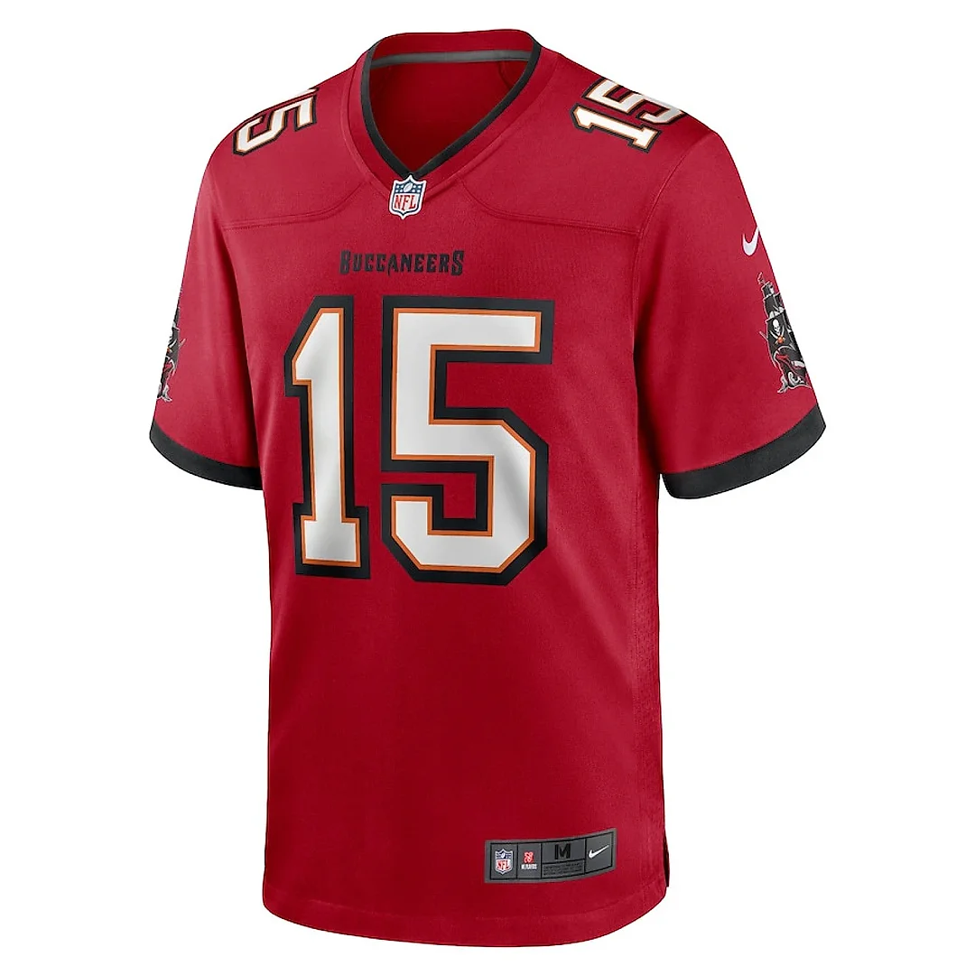 Zennovawear Jalen McMillan 15 Tampa Bay Buccaneers Game Men Jersey - Red