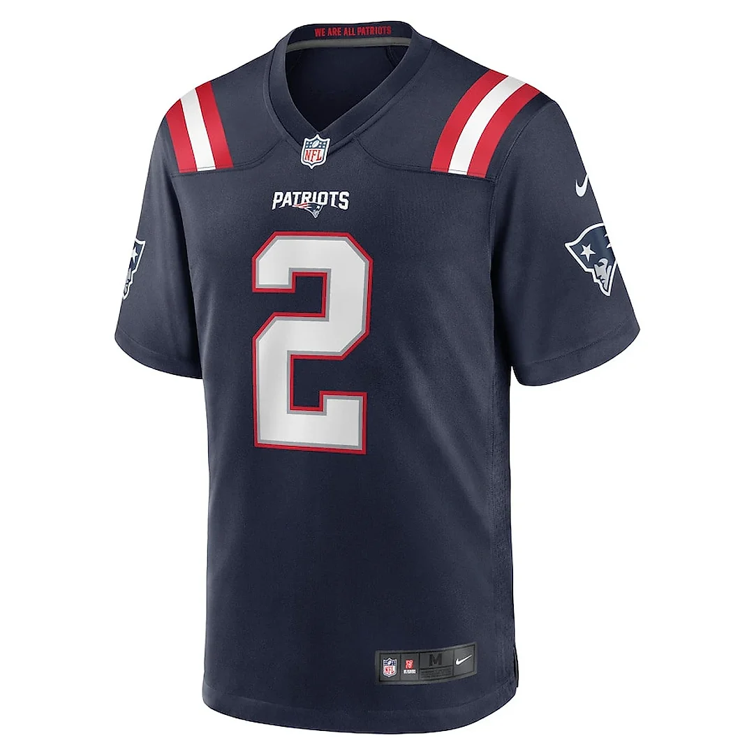 Zennovawear Jalen Mills 2 New England Patriots Men Game Jersey - Navy