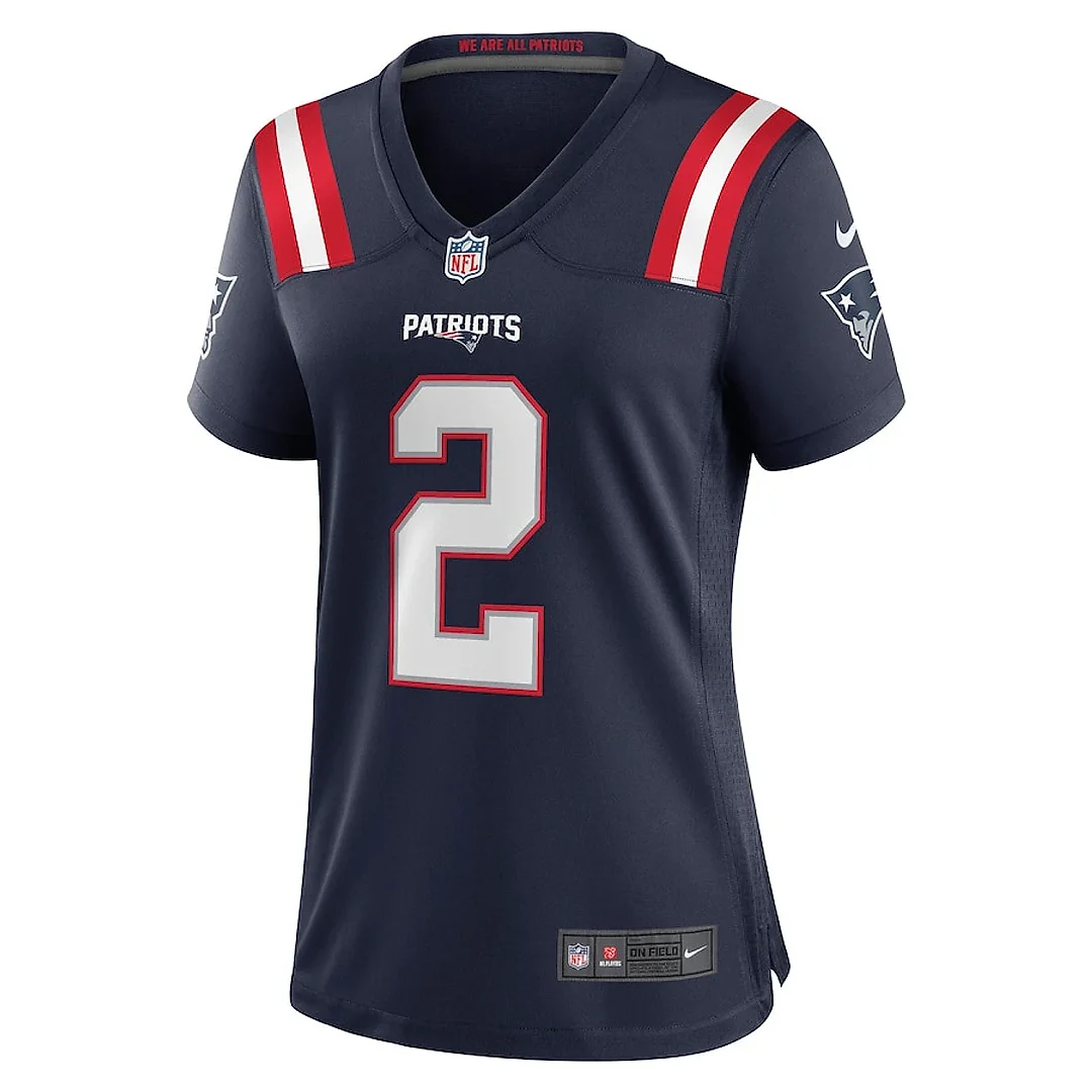 Zennovawear Jalen Mills 2 New England Patriots Women Game Jersey - Navy
