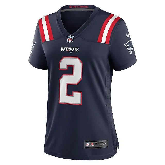 Zennovawear Jalen Mills 2 New England Patriots Women Game Jersey - Navy