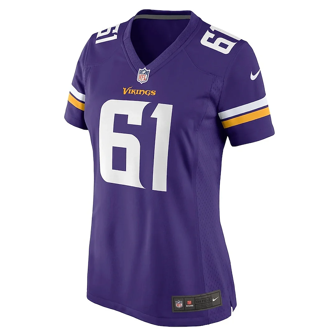 Zennovawear Jalen Redmond 61 Minnesota Vikings Women's Game Jersey - Purple