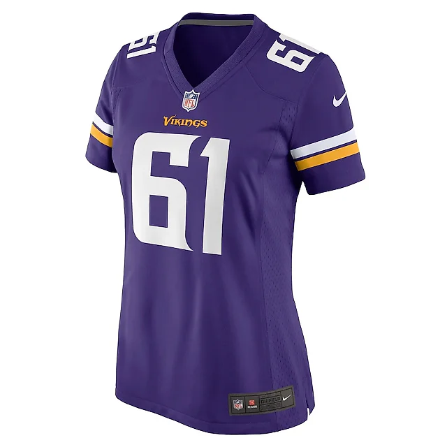 Zennovawear Jalen Redmond 61 Minnesota Vikings Women's Game Jersey - Purple