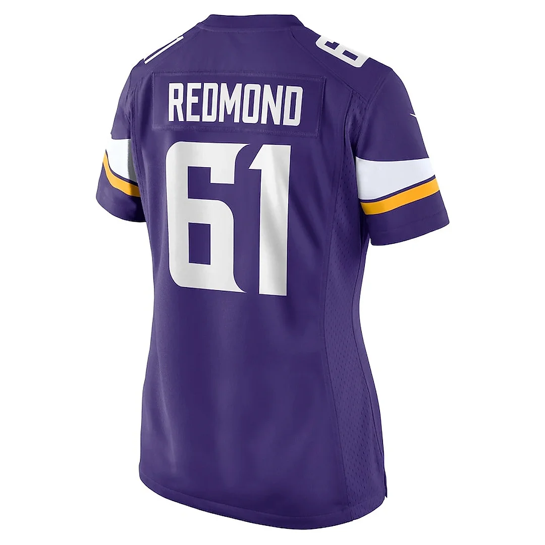 Zennovawear Jalen Redmond 61 Minnesota Vikings Women's Game Jersey - Purple