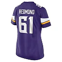 Zennovawear Jalen Redmond 61 Minnesota Vikings Women's Game Jersey - Purple
