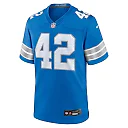 Zennovawear Jalen Reeves-Maybin 42 Detroit Lions Team Game Men Jersey - Blue