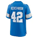 Zennovawear Jalen Reeves-Maybin 42 Detroit Lions Team Game Men Jersey - Blue