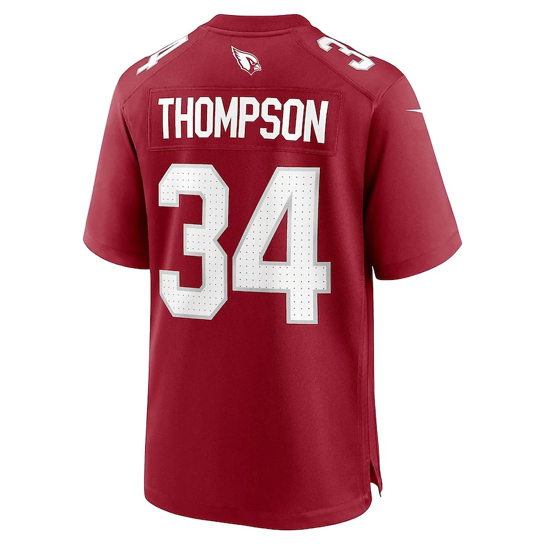 Zennovawear Jalen Thompson 34 Arizona Cardinals Team Game Men Jersey - Cardinal