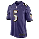 Zennovawear Jalyn Armour-Davis 5 Baltimore Ravens Men Game Jersey - Purple