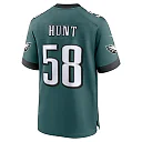 Zennovawear Jalyx Hunt 58 Philadelphia Eagles Team Game Men Jersey - Midnight Green